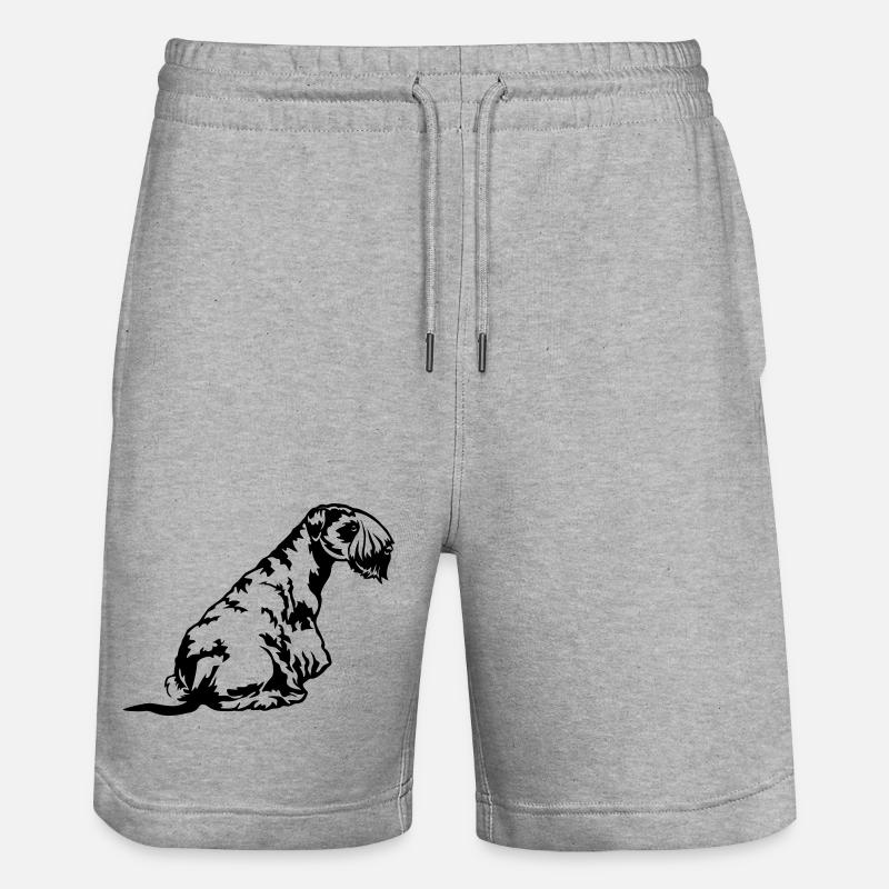 Cesky Terrier - Short de jogging bio TRAINER Stanley/Stella unisexe - gris chiné