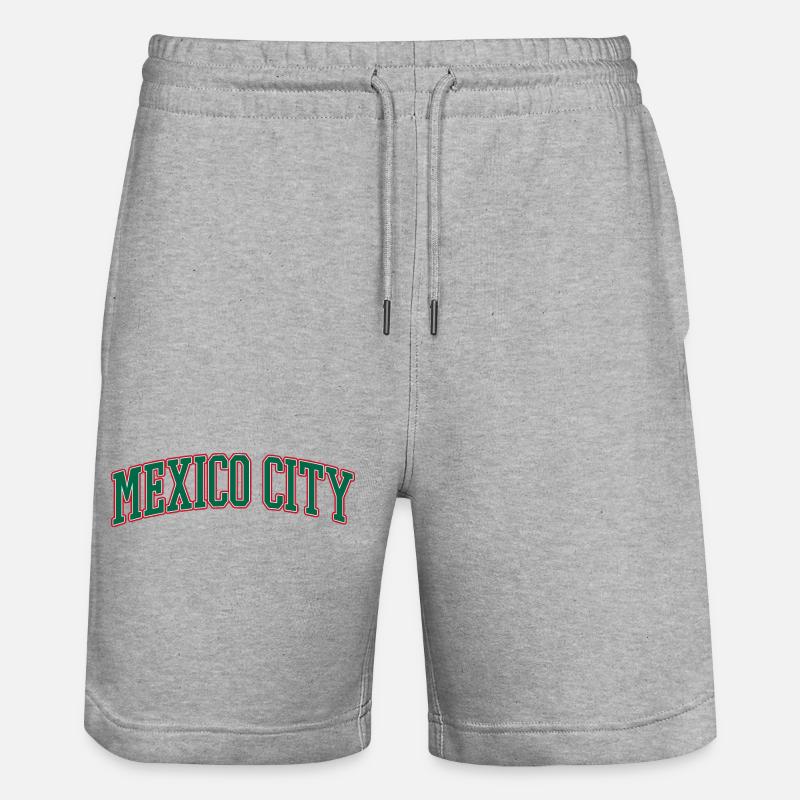 Contour Varsity de Mexico - Short de jogging bio TRAINER Stanley/Stella unisexe - gris chiné