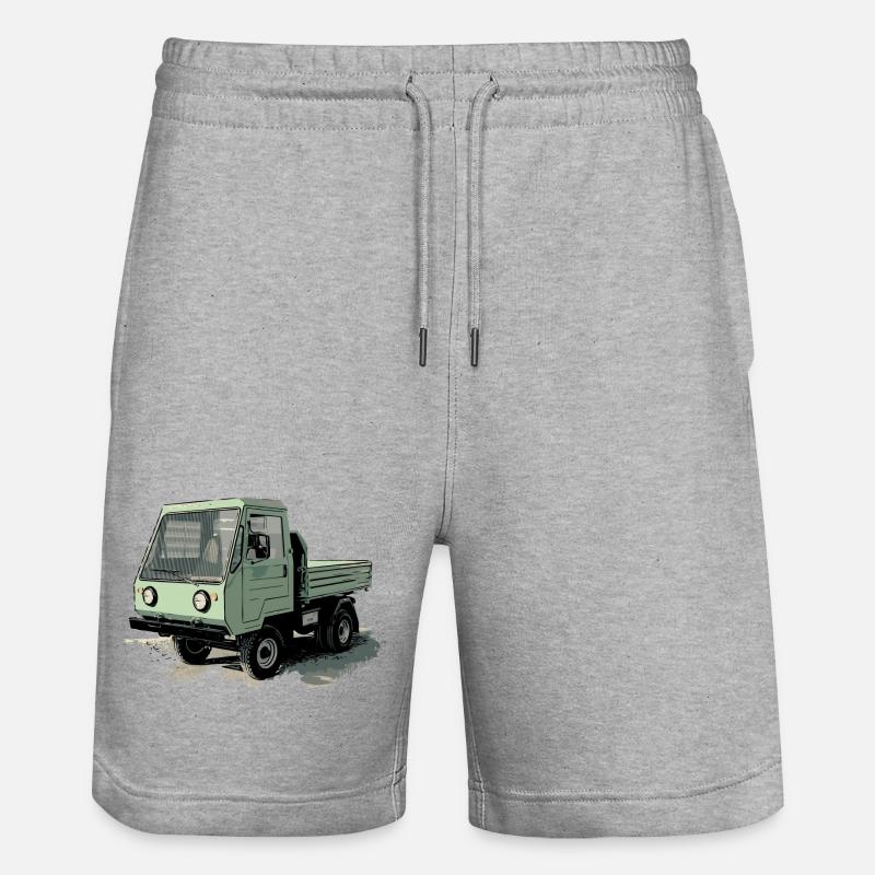 Camion MULTICAR DDR - Short de jogging bio TRAINER Stanley/Stella unisexe - gris chiné