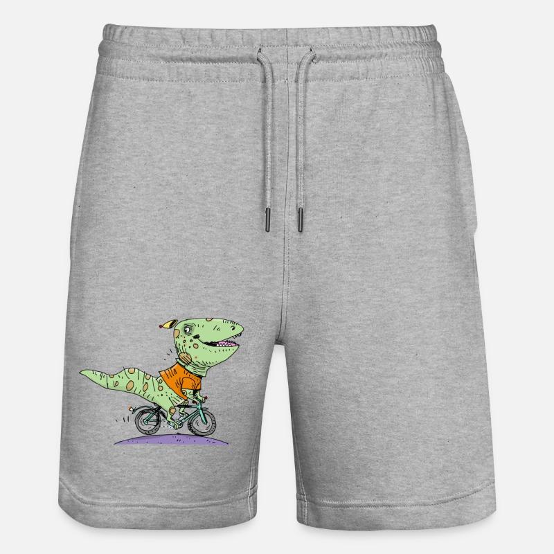 Saurien - Short de jogging bio TRAINER Stanley/Stella unisexe - gris chiné