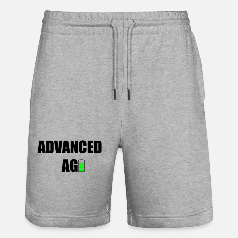 Âge avancé - Short de jogging bio TRAINER Stanley/Stella unisexe - gris chiné