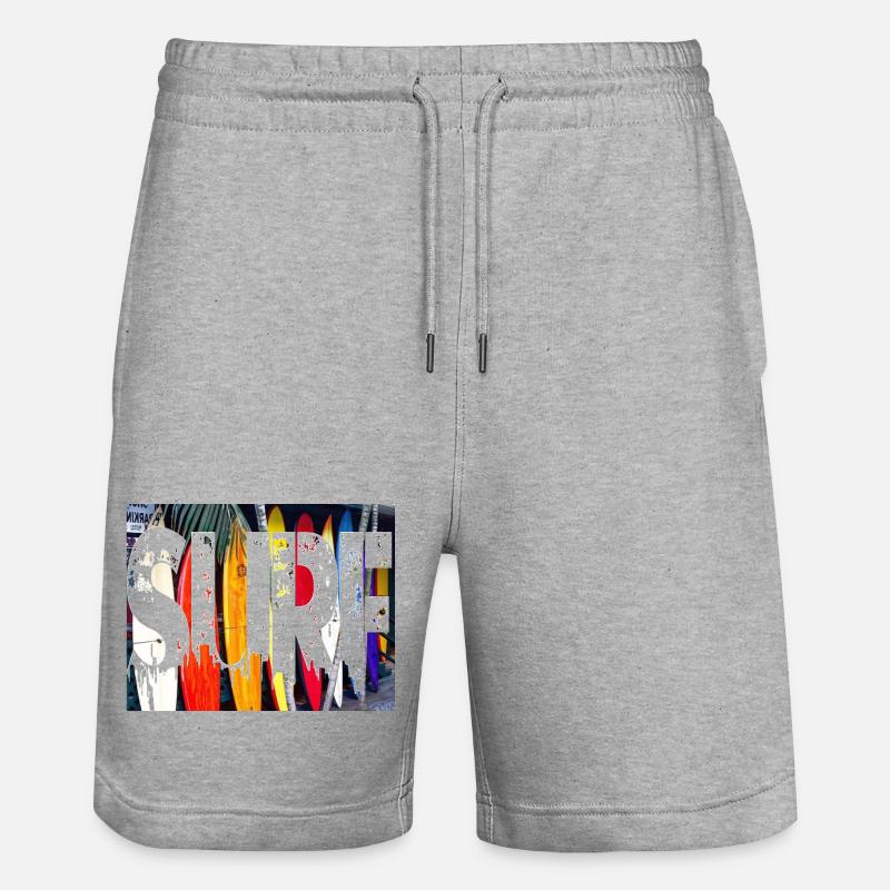 SURF - Short de jogging bio TRAINER Stanley/Stella unisexe - gris chiné