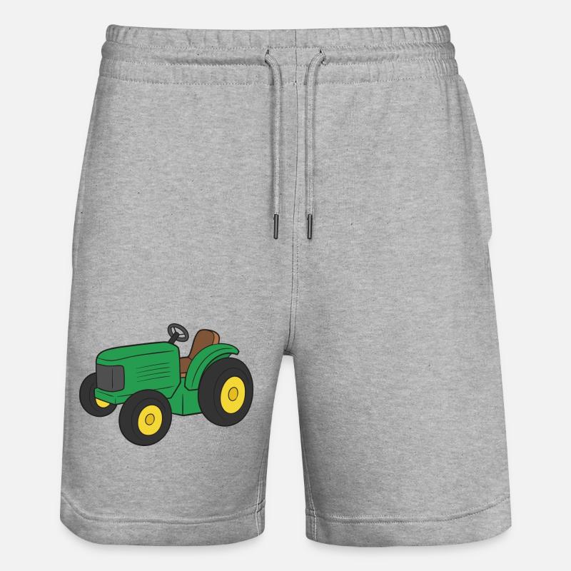 Tracteur - Short de jogging bio TRAINER Stanley/Stella unisexe - gris chiné