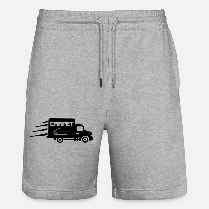 Rouleaux de tapis logo voiture - Short de jogging bio TRAINER Stanley/Stella unisexe - gris chiné