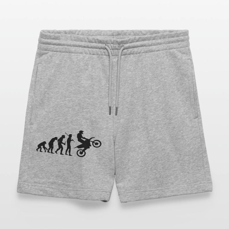 Evolution Monkey to Motocross Stanley/Stella Trainer Unisex Organic Jogging Shorts