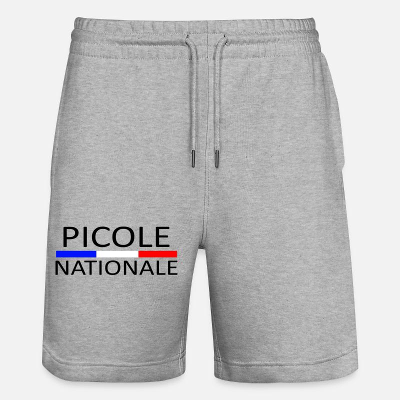 Picole nationale - Short de jogging bio TRAINER Stanley/Stella unisexe - gris chiné