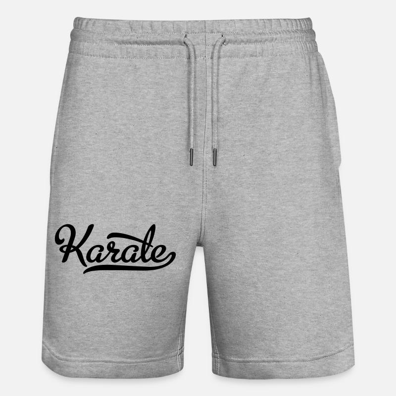 Karaté - Short de jogging bio TRAINER Stanley/Stella unisexe - gris chiné