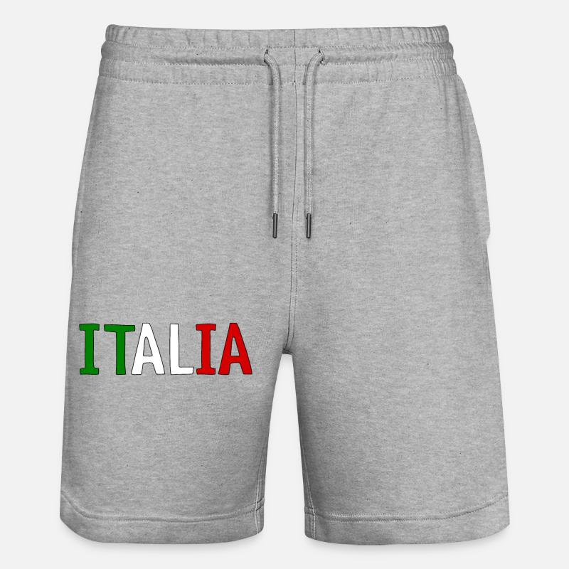 Italia - Short de jogging bio TRAINER Stanley/Stella unisexe - gris chiné