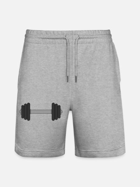 Haltère - Short de jogging bio TRAINER Stanley/Stella unisexe - gris chiné