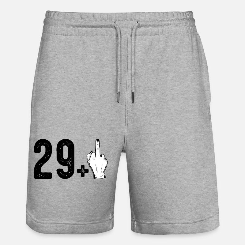 2014 Bold Middle Finger Graffiti - Short de jogging bio TRAINER Stanley/Stella unisexe - gris chiné