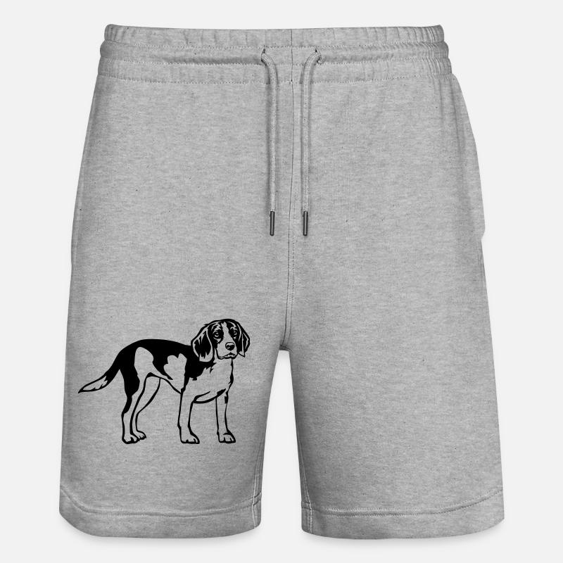 Beagle - Short de jogging bio TRAINER Stanley/Stella unisexe - gris chiné