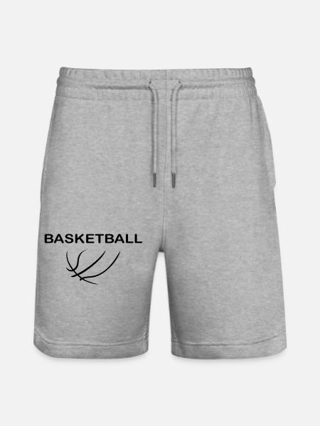 Basket-ball - Short de jogging bio TRAINER Stanley/Stella unisexe - gris chiné