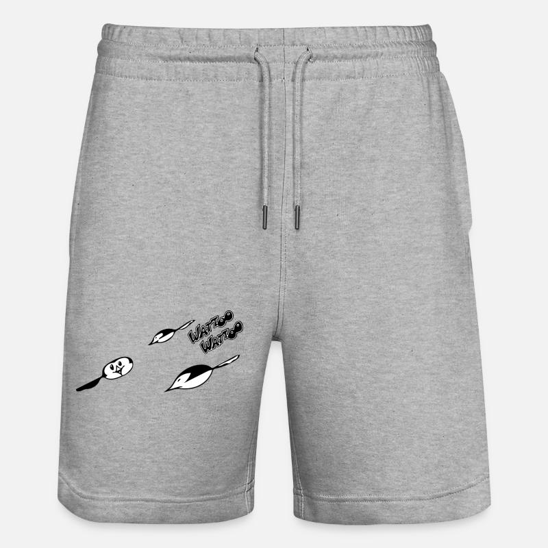 Watoo 1 - Short de jogging bio TRAINER Stanley/Stella unisexe - gris chiné