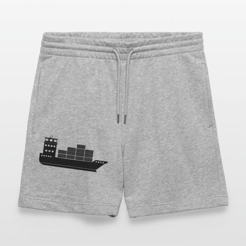 Seecontainerschiff oder Boot mit Containern Stanley/Stella Unisex Bio Joggingshorts Trainer 