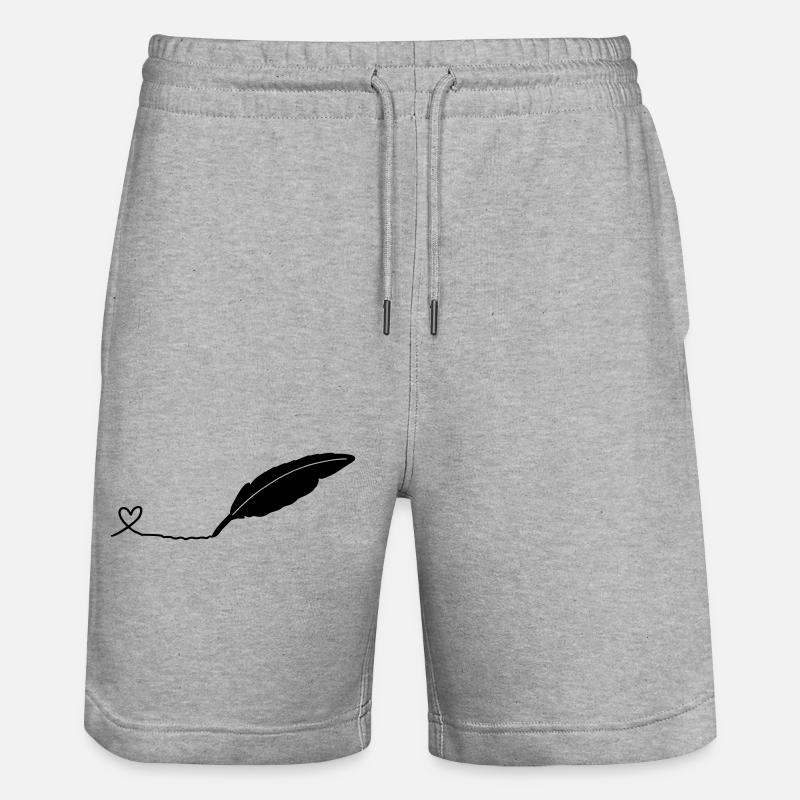 stylo à écrire - Short de jogging bio TRAINER Stanley/Stella unisexe - gris chiné