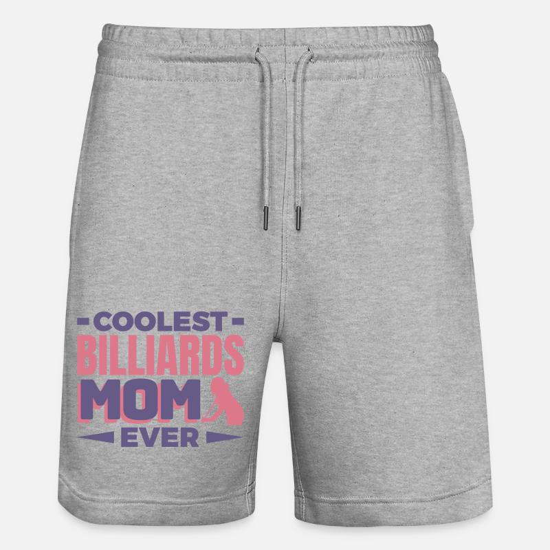 Mère de billard - Short de jogging bio TRAINER Stanley/Stella unisexe - gris chiné