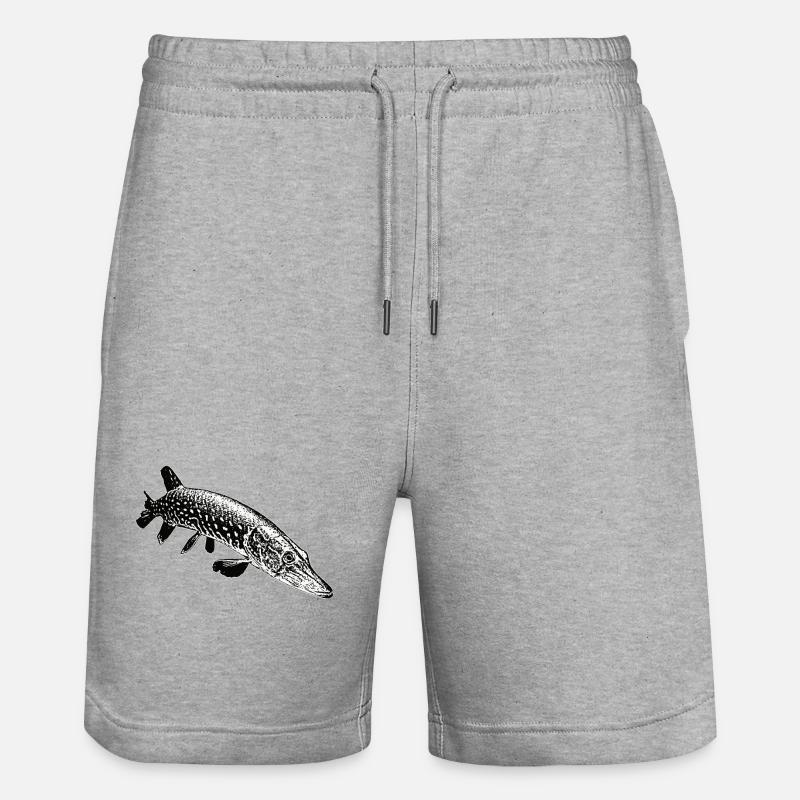 Brochet - Short de jogging bio TRAINER Stanley/Stella unisexe - gris chiné