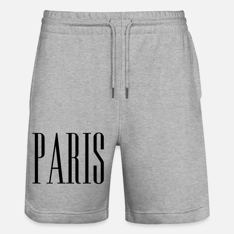 Paris - Short de jogging bio TRAINER Stanley/Stella unisexe - gris chiné