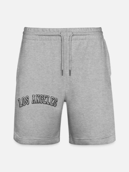 Los Angeles Shirt - Stanley/Stella Trainer Unisex Organic Jogging Shorts - heather grey