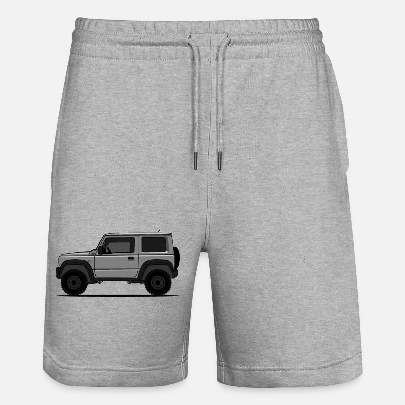 Jimny Harmaa - Stanley/Stella Trainer unisex luomu-collegeshortsit - harmaasävyinen