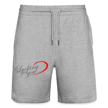 Looking for you - Stanley/Stella Unisex Bio Joggingshorts Trainer  - Grau meliert - Vorne - Nik (191cm) & Marisol (170cm)