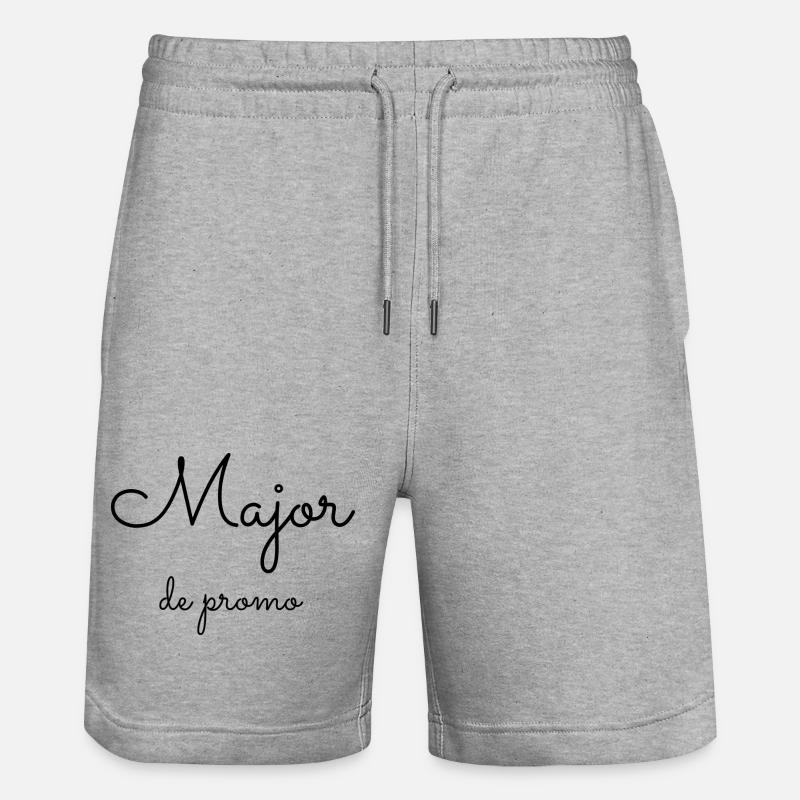 Major de Promo - Short de jogging bio TRAINER Stanley/Stella unisexe - gris chiné
