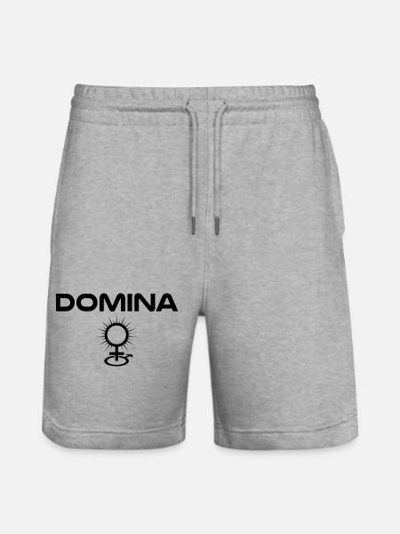 Dominatrix - Stanley/Stella Trainer Unisex Organic Jogging Shorts - heather grey