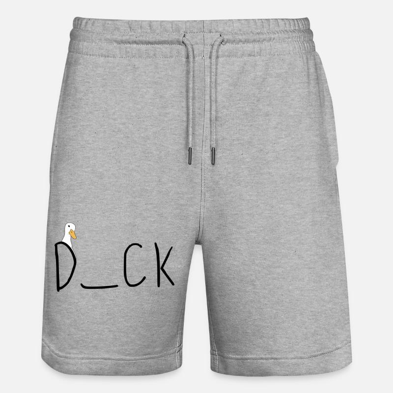 Quiz Canard - Short de jogging bio TRAINER Stanley/Stella unisexe - gris chiné