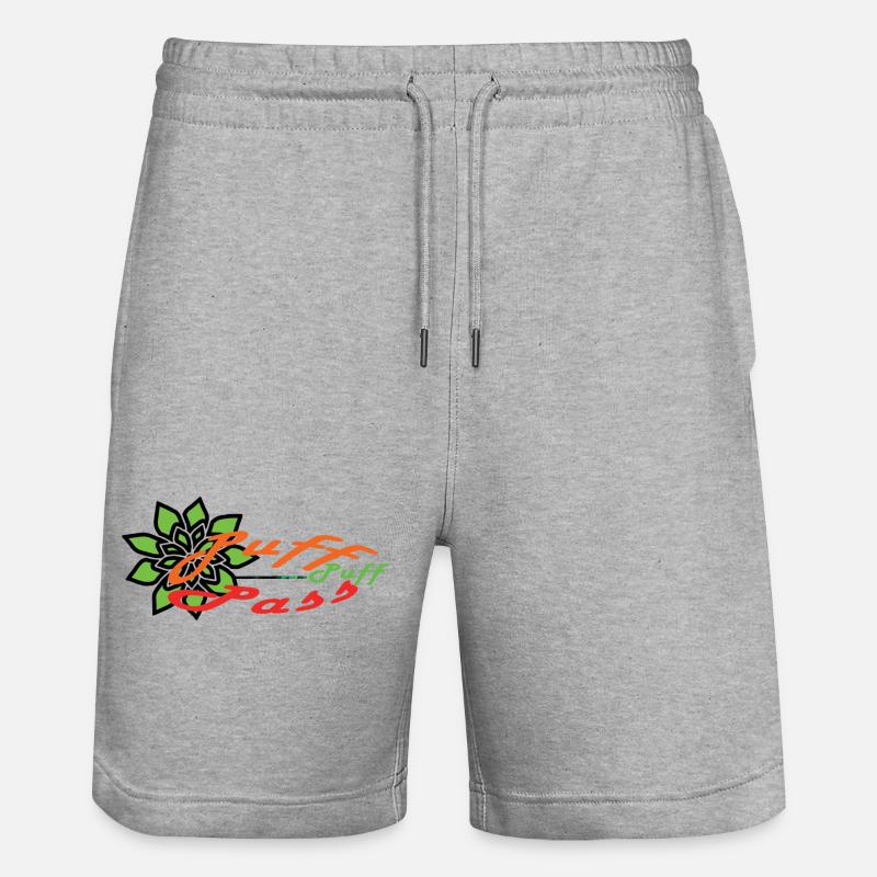 Puff-Puff-Pass !!! - Short de jogging bio TRAINER Stanley/Stella unisexe - gris chiné
