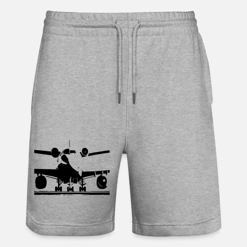 AVION - Short de jogging bio TRAINER Stanley/Stella unisexe - gris chiné