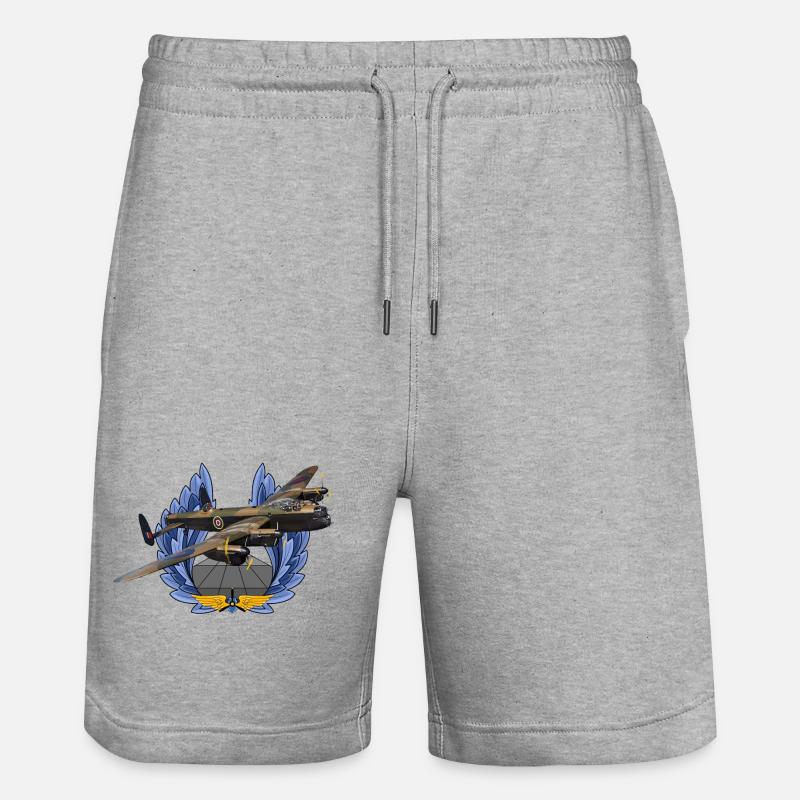 Lancaster - Short de jogging bio TRAINER Stanley/Stella unisexe - gris chiné