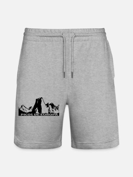 PICOS DE EUROPA - Stanley/Stella Trainer Unisex Organic Jogging Shorts - heather grey