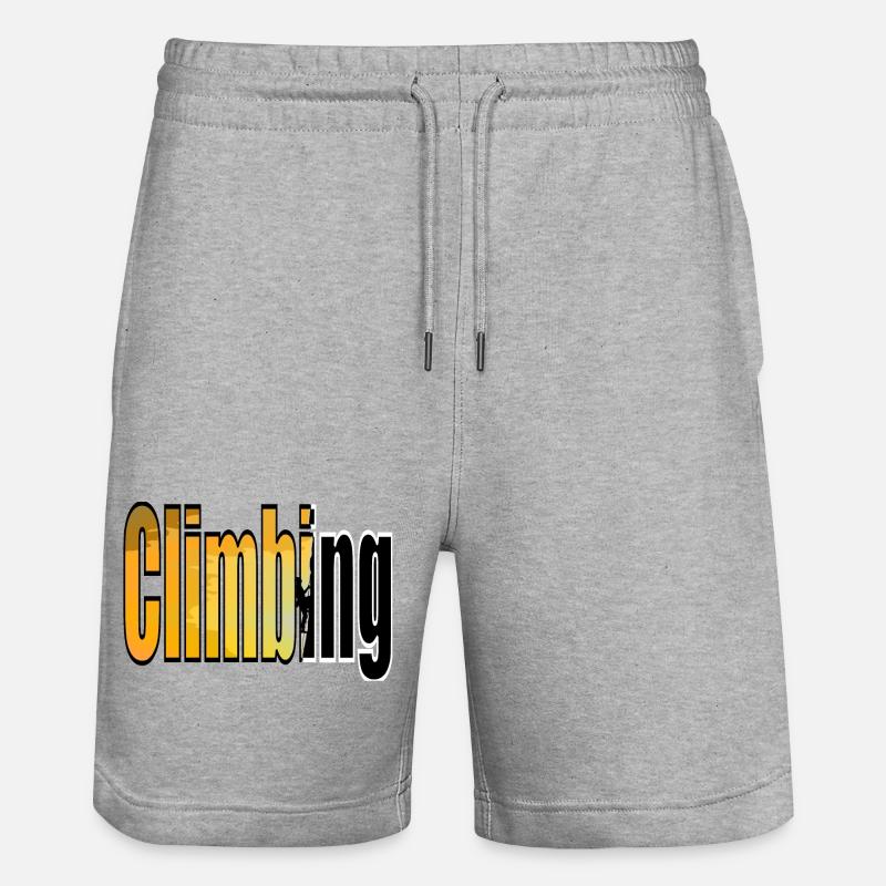 ESCALADE - Short de jogging bio TRAINER Stanley/Stella unisexe - gris chiné