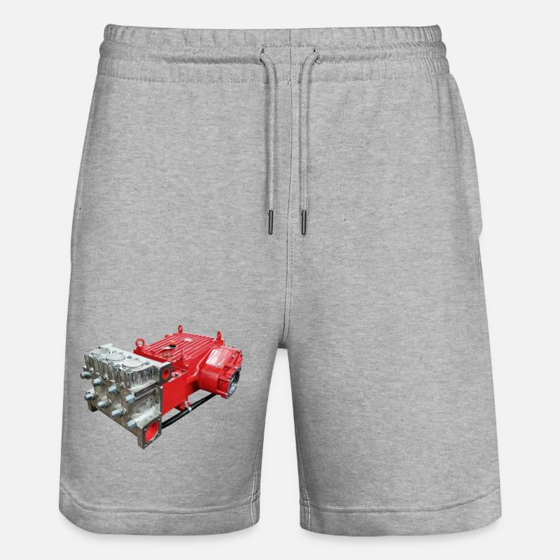 P81 - Stanley/Stella Unisex Bio Joggingshorts Trainer  - Grau meliert