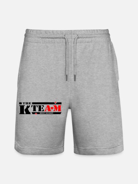 The K Team - Stanley/Stella Unisex Bio Joggingshorts Trainer  - Grau meliert