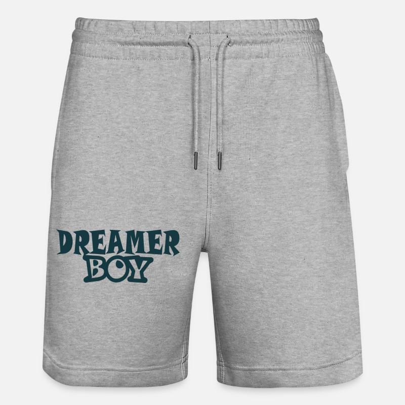 DREAMER BOY - Short de jogging bio TRAINER Stanley/Stella unisexe - gris chiné