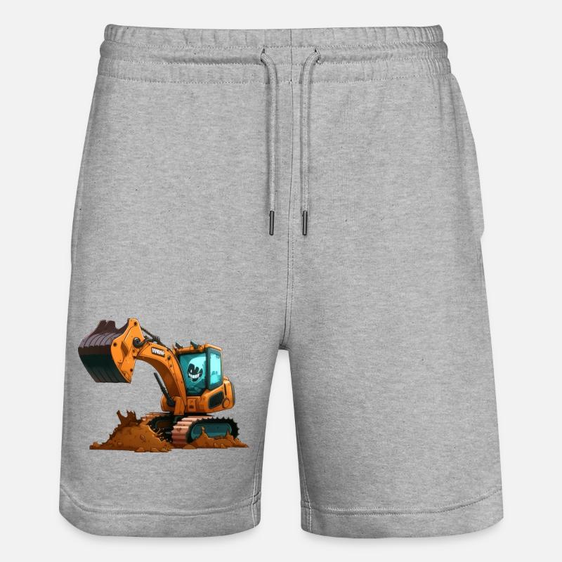 Grande pelle - Short de jogging bio TRAINER Stanley/Stella unisexe - gris chiné