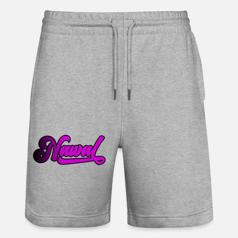 Nawal - Short de jogging bio TRAINER Stanley/Stella unisexe - gris chiné