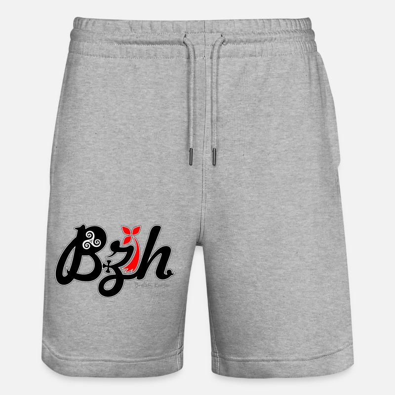 Bzh - Short de jogging bio TRAINER Stanley/Stella unisexe - gris chiné