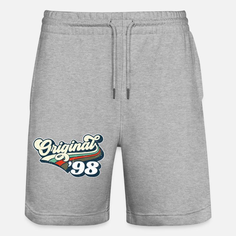 Original '98 - Short de jogging bio TRAINER Stanley/Stella unisexe - gris chiné