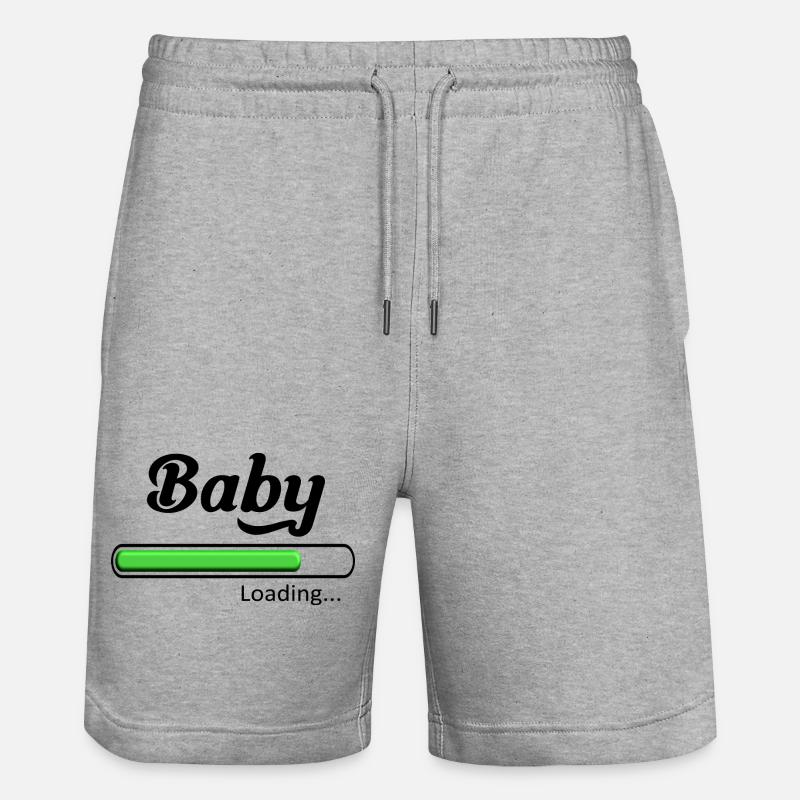 Baby loading. - Short de jogging bio TRAINER Stanley/Stella unisexe - gris chiné