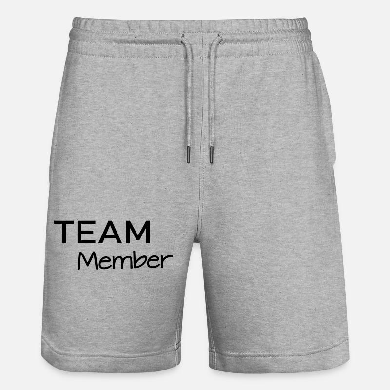 Équipier - Short de jogging bio TRAINER Stanley/Stella unisexe - gris chiné