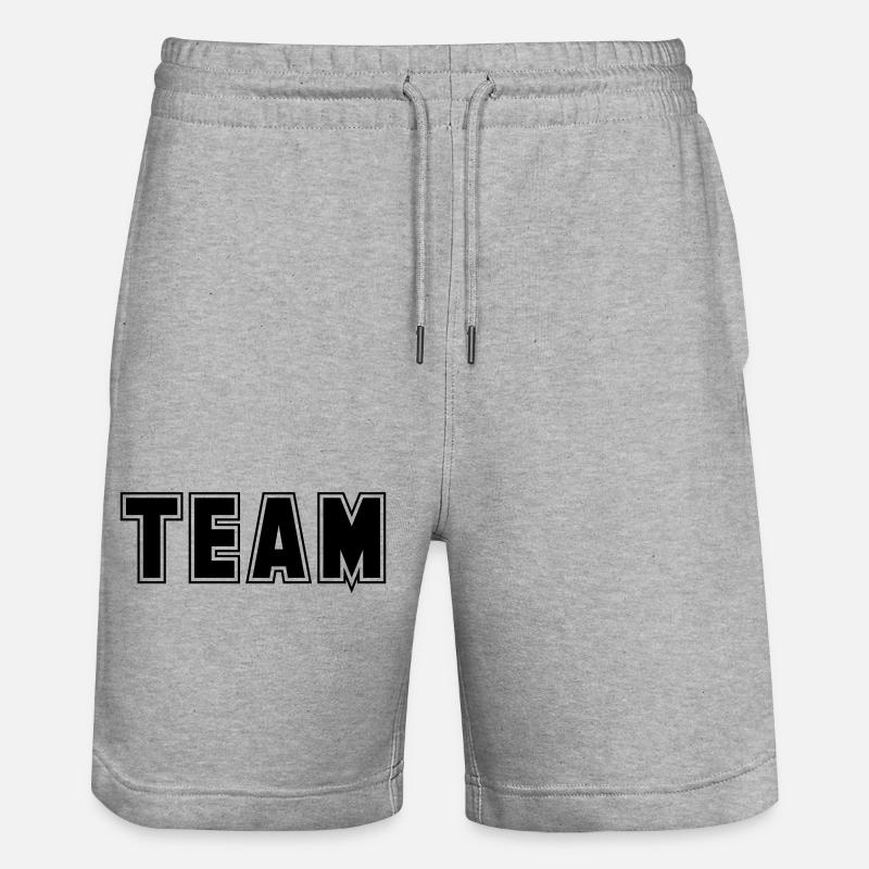 équipe - Short de jogging bio TRAINER Stanley/Stella unisexe - gris chiné