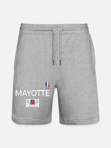 T SHIRT MAYOTTE - Short de jogging bio TRAINER Stanley/Stella unisexe - gris chiné