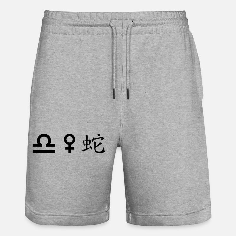 Balance Vénus Serpent - Short de jogging bio TRAINER Stanley/Stella unisexe - gris chiné