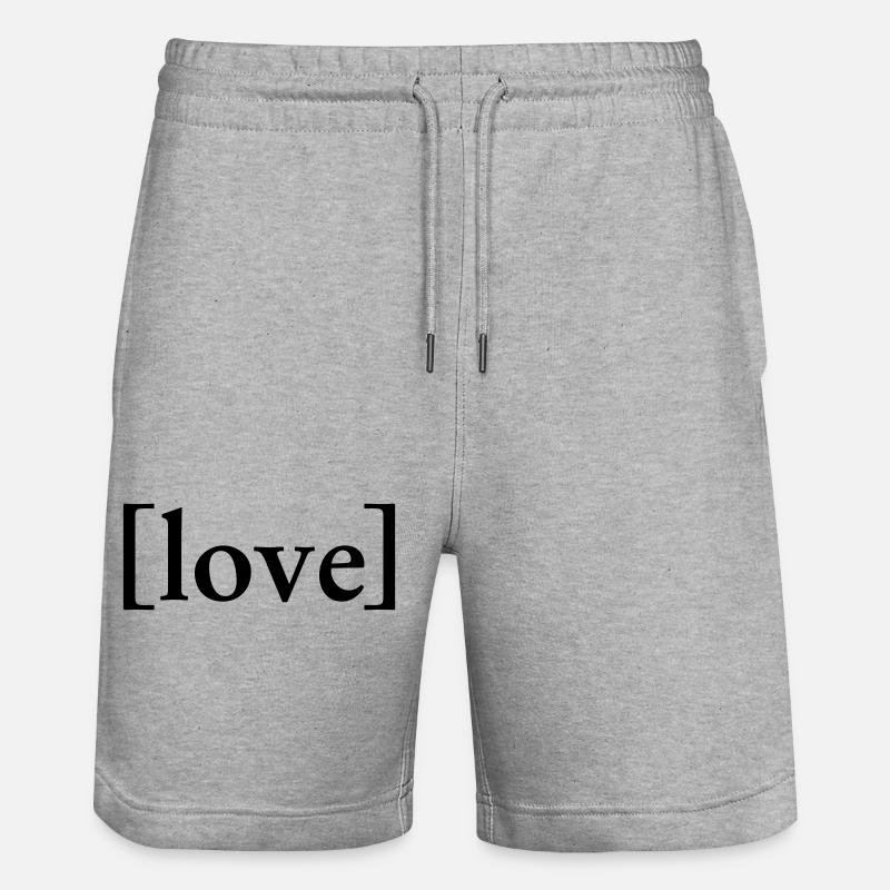 Amour - Short de jogging bio TRAINER Stanley/Stella unisexe - gris chiné