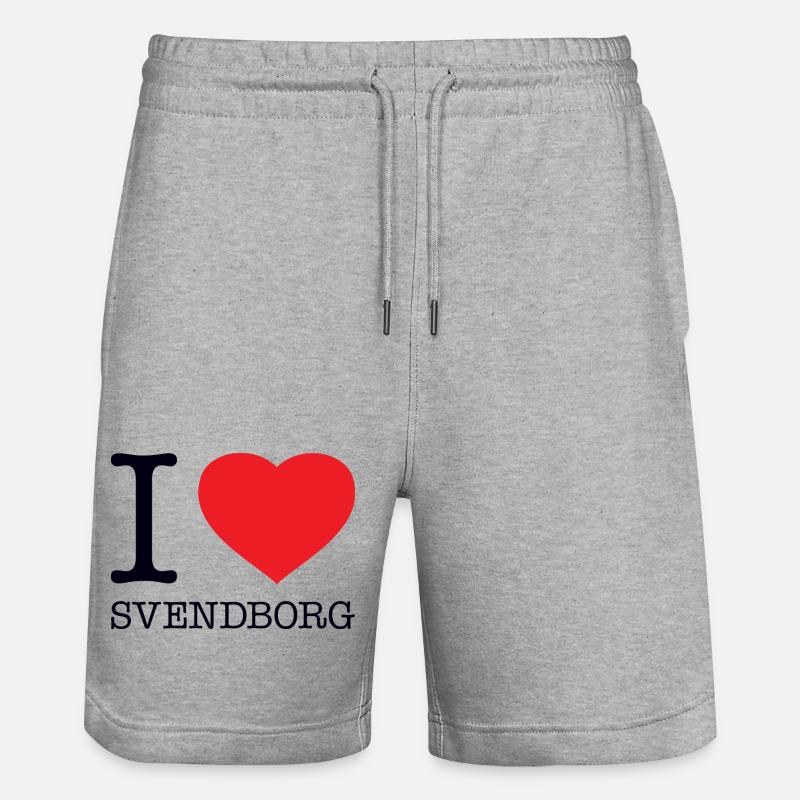 J’ADORE SVENDBORG - Short de jogging bio TRAINER Stanley/Stella unisexe - gris chiné