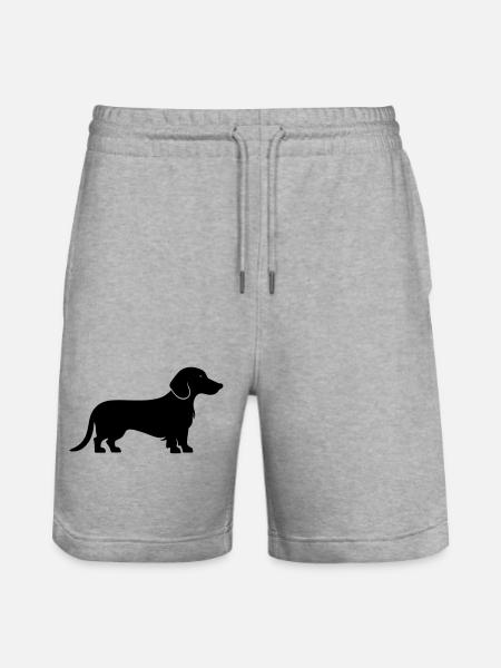 Tax, Dackel - Ekologiska joggingshorts Trainer unisex från Stanley/Stella - gråmelerad