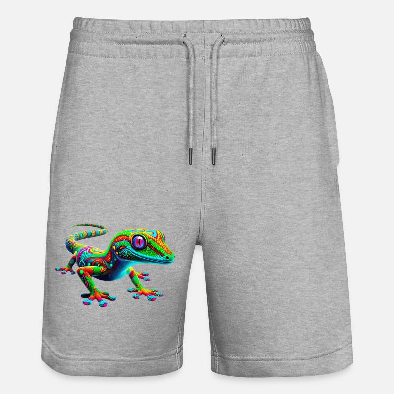 Gecko - Short de jogging bio TRAINER Stanley/Stella unisexe - gris chiné