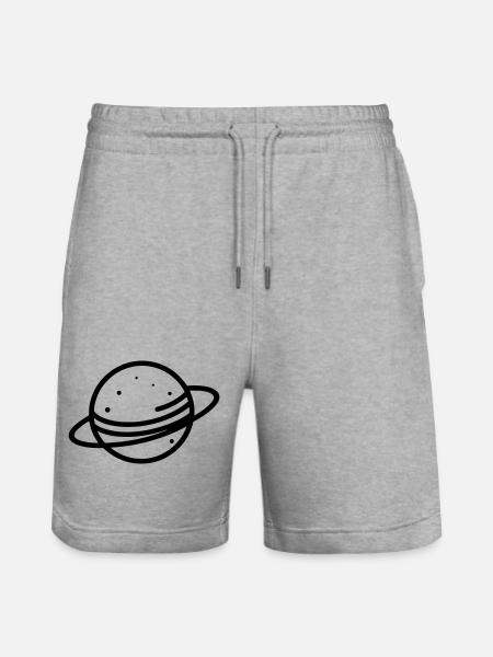 Planet - Stanley/Stella Trainer Unisex Organic Jogging Shorts - heather grey